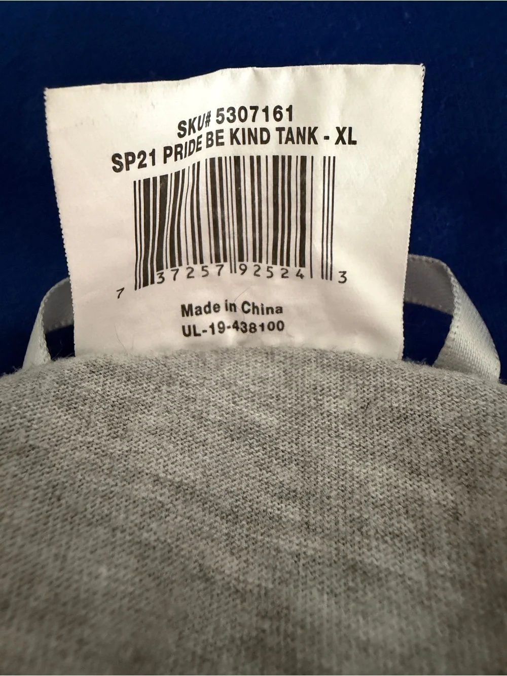 B2G1 FREE You Are Loved XL Be Kind Pride Rainbow Dog Tank Shirt Gray